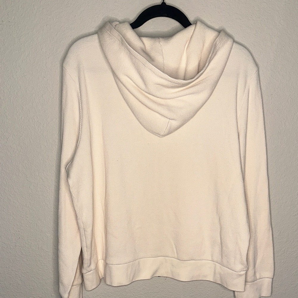 Quince Cream Zip-Up Hoodie - Picture 7 of 9